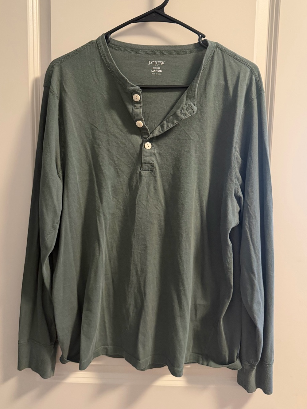 J CREW vintage style long sleeve